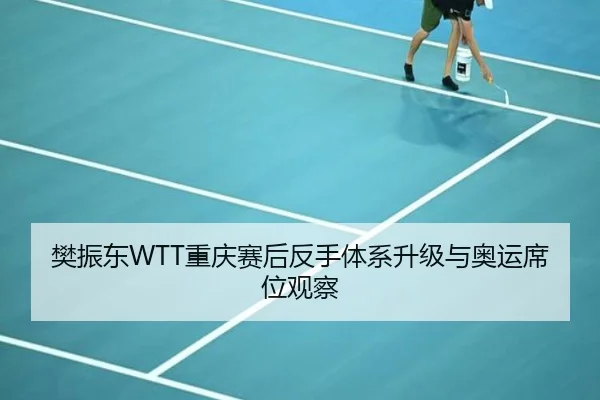 樊振东WTT重庆赛后反手体系升级与奥运席位观察